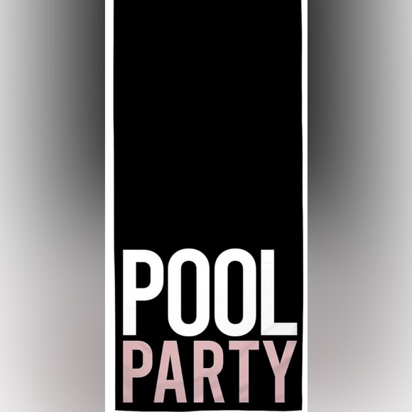 Pool Party Beach Towel - Picture 1 of 2